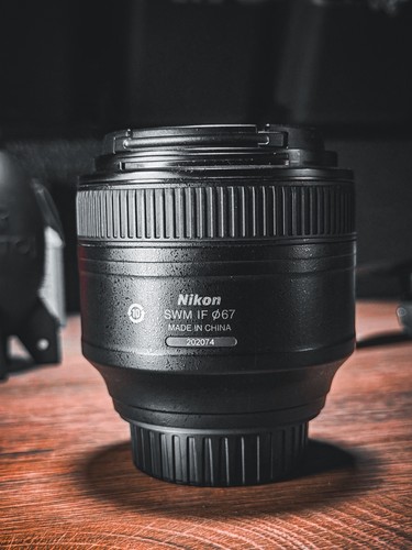 Nikon nikkor 85mm - 85mm, f/1.8g